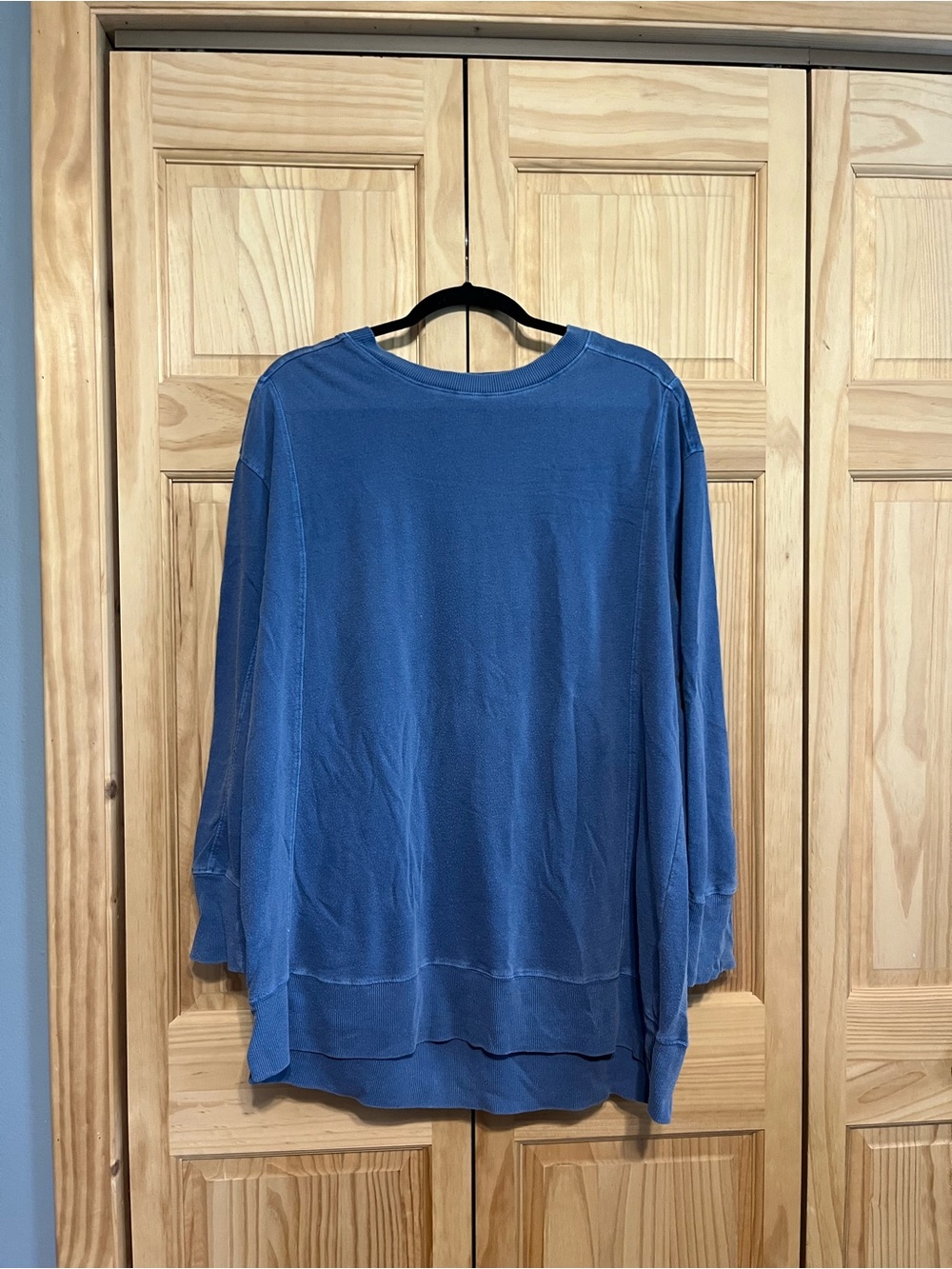 Maurices Blue Oversized Crewneck